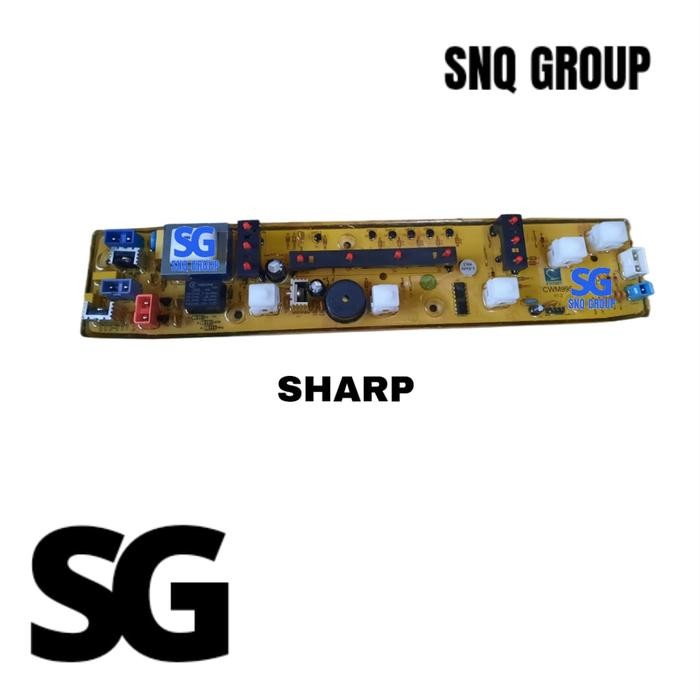 PCB MESIN CUCI SHARP 1 TABUNG ESF800S ESF850S - MODUL MESIN CUCI SHARP SATU TABUNG - OTOMATIS MESIN