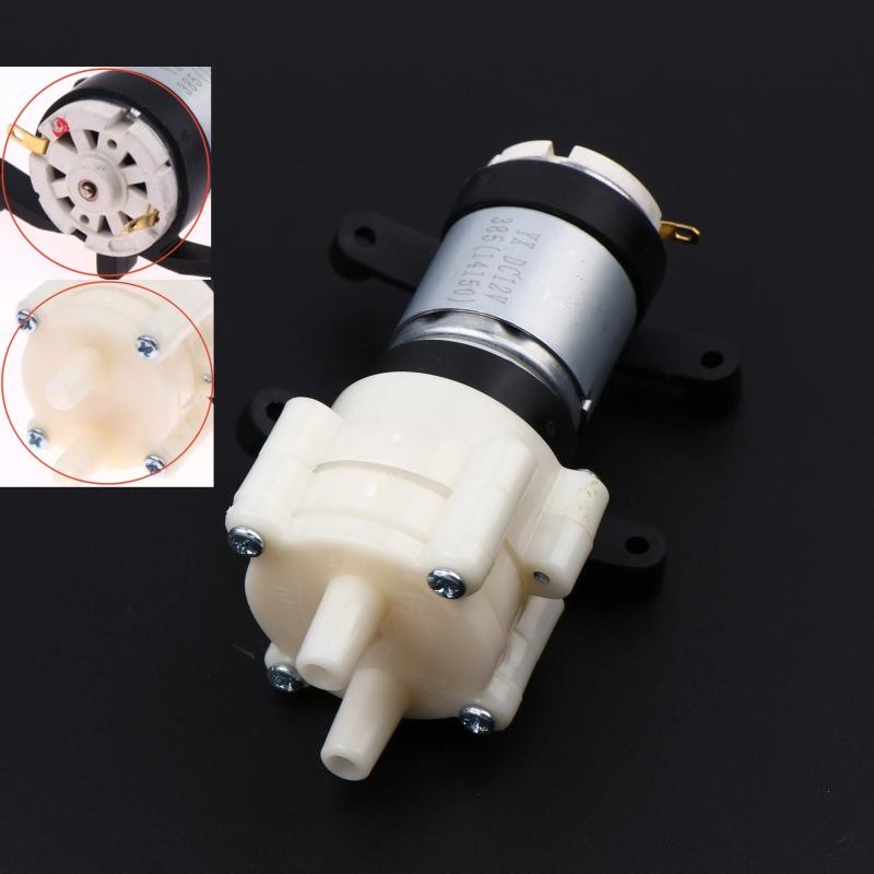IMPORT R385 Water Pump 12V Diaphragm Pump Pump 6V Small Miniature Water Pump Household Fish Tank
