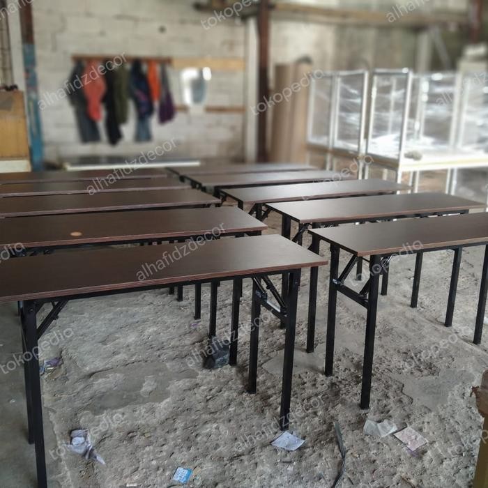 meja lipat IBM pegas / meja catering /prasmanan / jualan