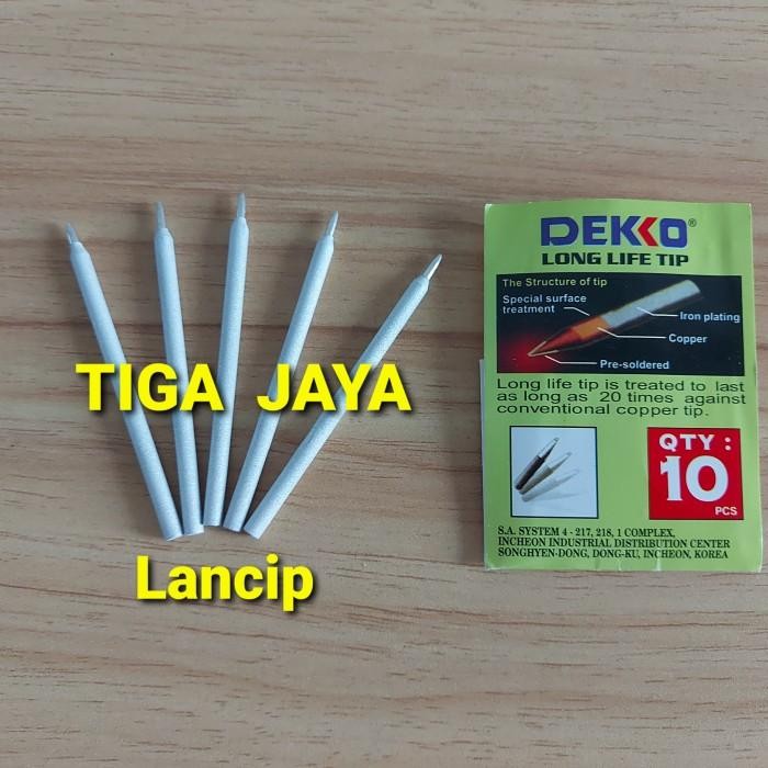 [Expert] Ujung Mata Tip Kristal Solder Deko Dekko 30W 40W Lancip Runcing Ori