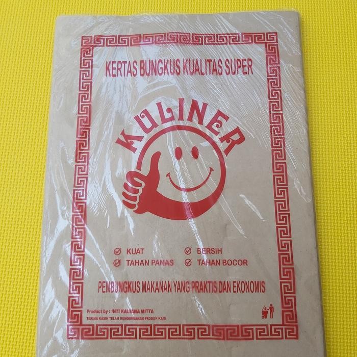 

Isi 100 Lembar kertas coklat nasi warteq nasi uduk uk 27x37 Best Seller