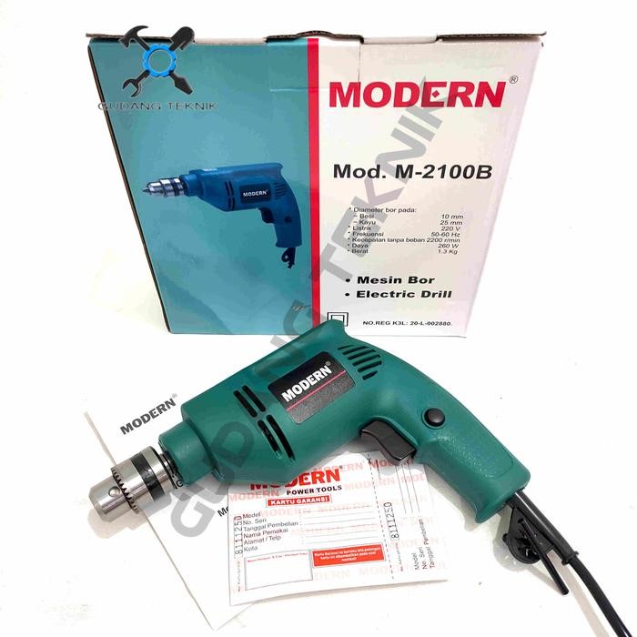 Mesin Bor Modern M 2100 B / Bor Listrik Modern M2100B 10 Mm