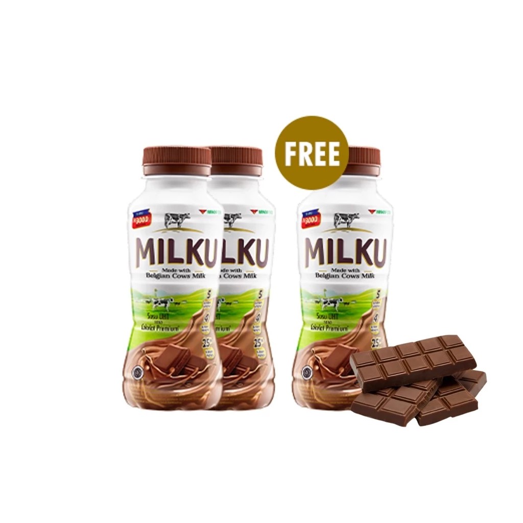 

Milku Susu UHT Coklat Premium 200 Ml X3 Botol
