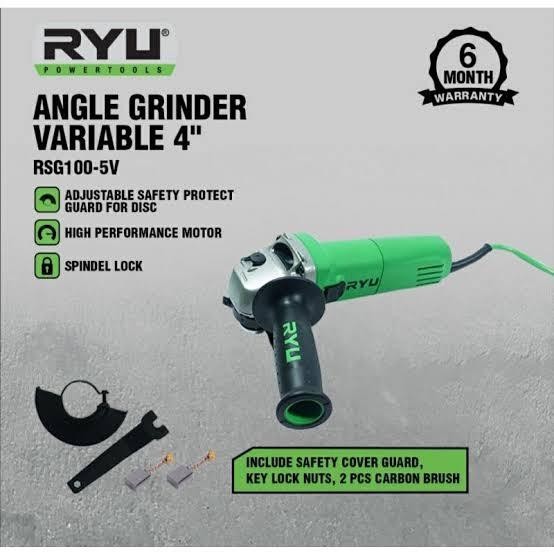 Ryu Mesin Gerinda Variable Speed Rsg 100-5V / Mesin Gerinda Tangan