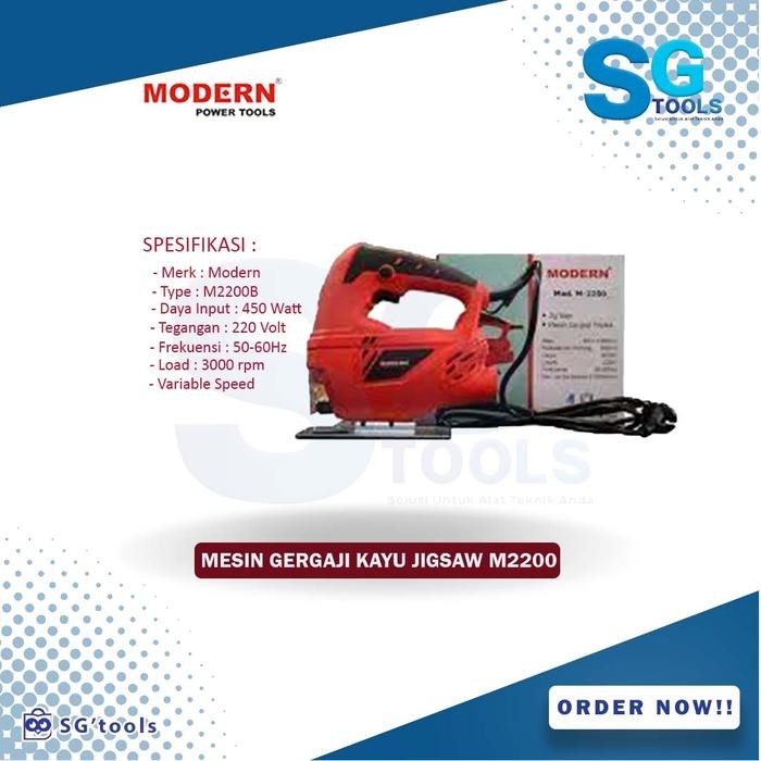 Mesin Gergaji Jigsaw M2200 Modern