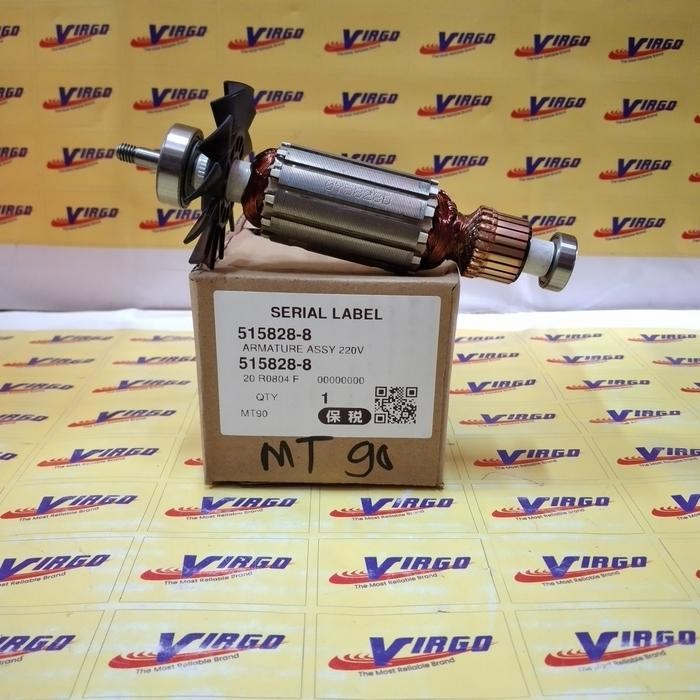 Ori Makita Armature Mt90 Angker Asli Mesin Gerinda Maktec 4"Inch Mt 90