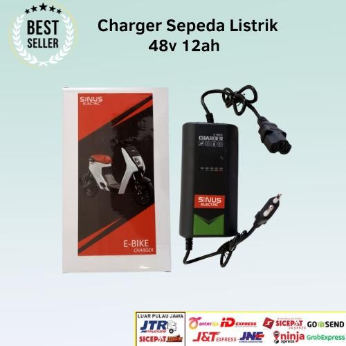 Terlaris Charger Aki Battery Sepeda Listrik 48V 12Ah Super Rider Berkualitas SALE