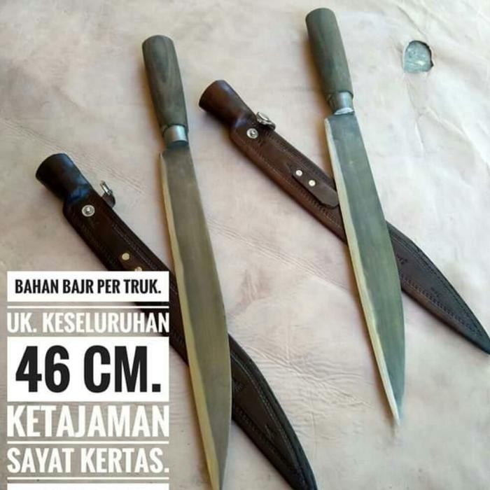 Pisau sembelih daging sapi dan kambing baja per ( 40 cm ) asli madura