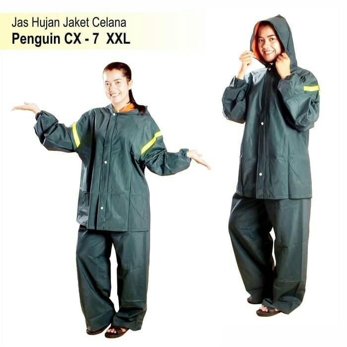Agen Grosir Jas Hujan Penguin Cx7 Size Xxl Jaket Celana