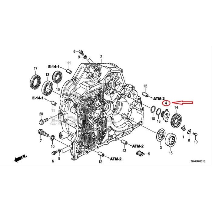 Collar Oil Guide Matic Oli Honda Freed Jazz City Gm2 2009 2010 2011 2012 2023 Original