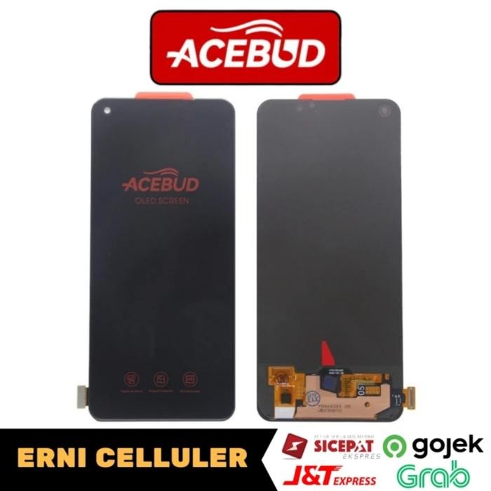 LCD REALME 7 PRO OPPO RENO 5F + TOUCHSCREEN OLED FINGERPRINT ACEBUD