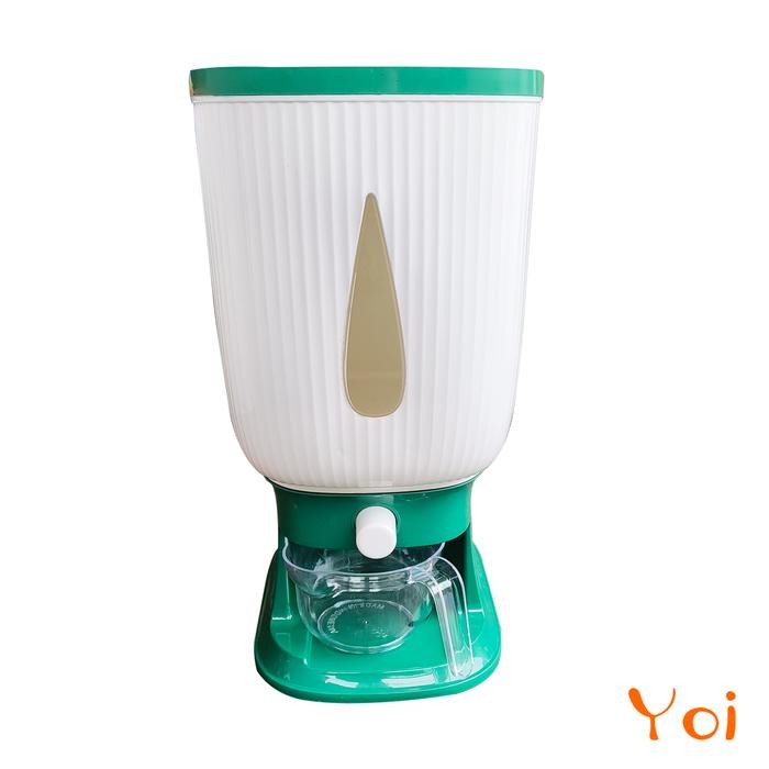 Yoi - Dispenser Beras 10 Liter / Tempat penyimpanan beras Plastik