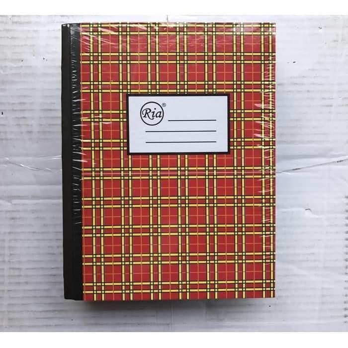 

Buku Tulis Hard Cover Kuarto 100 lbr Ria