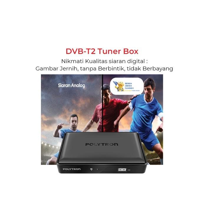 Set Top Box PDV-620T2 STB Polytron Digital DVB T2 PDV 620T2