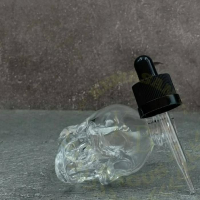 Botol 30Ml botol Pipet kaca 30ml Bening Tengkorak