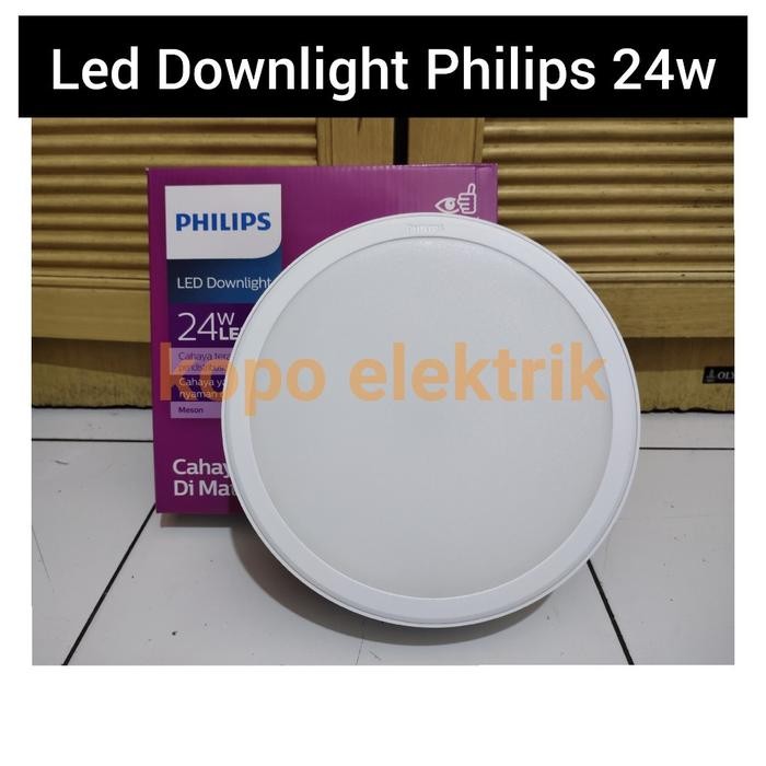 Lampu Led Downlight Philips 24 Watt Bulat Outbow Putih Meson