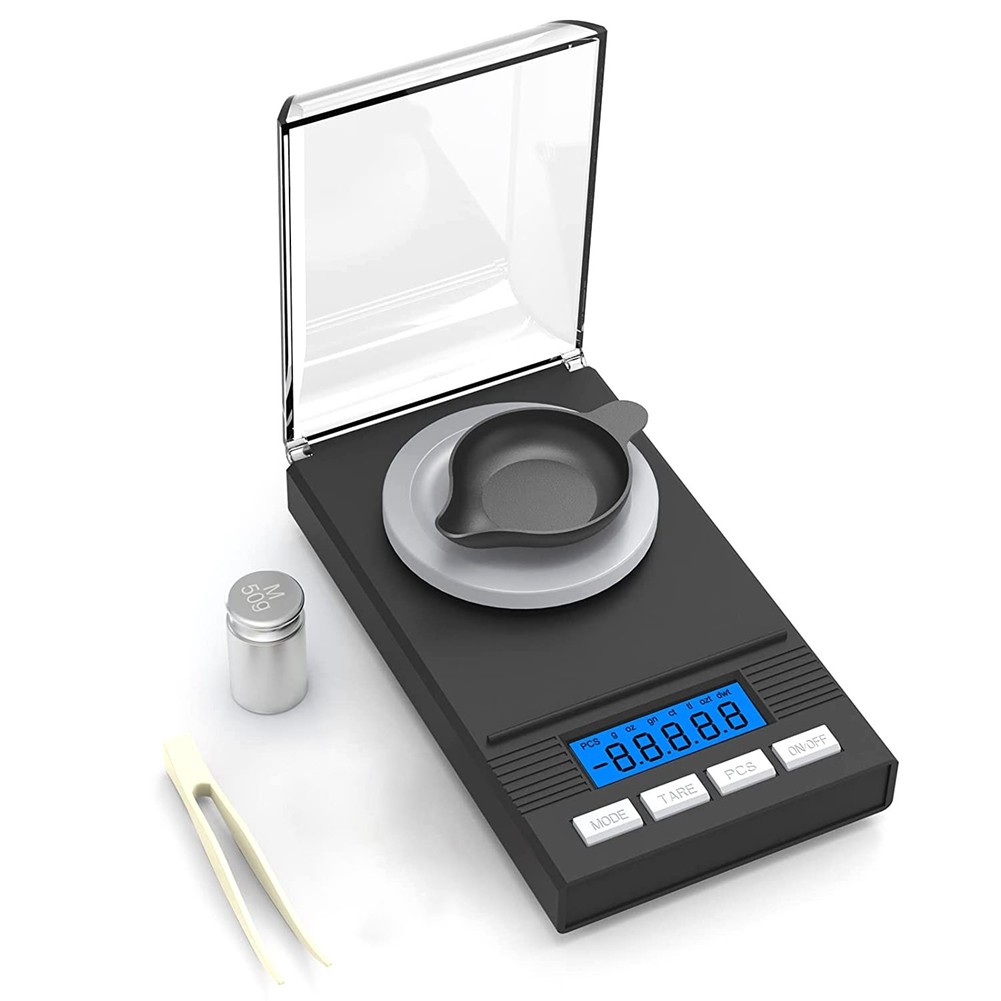 50G/0.001G Milligram Scale,Milligram Precision Scale,MG, Pocket Scale,Laboratory Scale with LCD