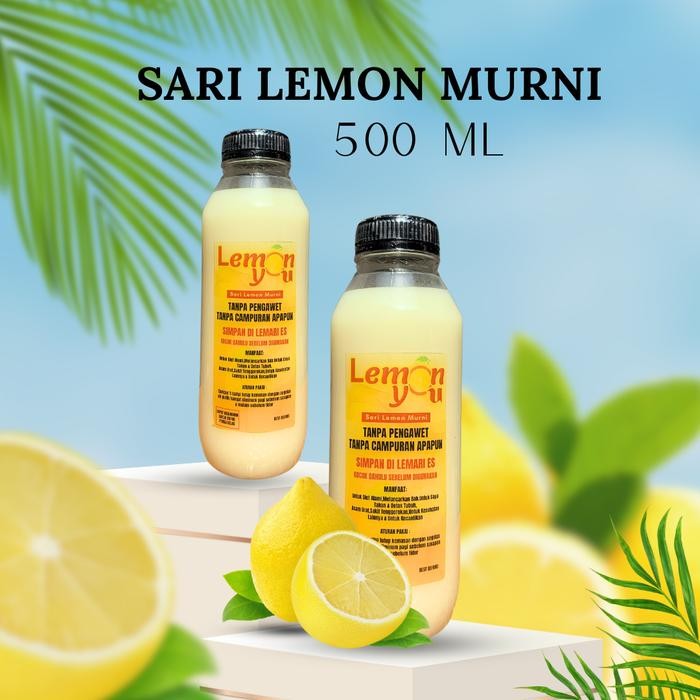 

Paket 2 Botol 500 Ml Sari Lemon Murni Minuman Penurun Berat Diet Detox