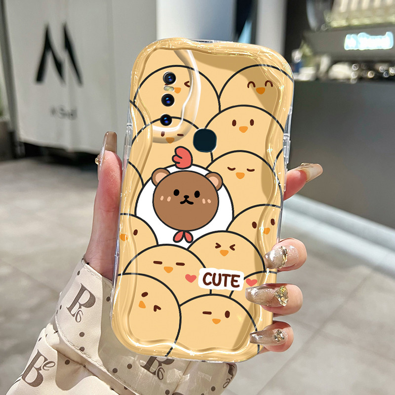 Casing Hp Untuk VIVO V15 VIVO V15 Pro VIVO V20 Pro VIVO S7 Case Kasing Cewek kartun Softcase Anti Dr