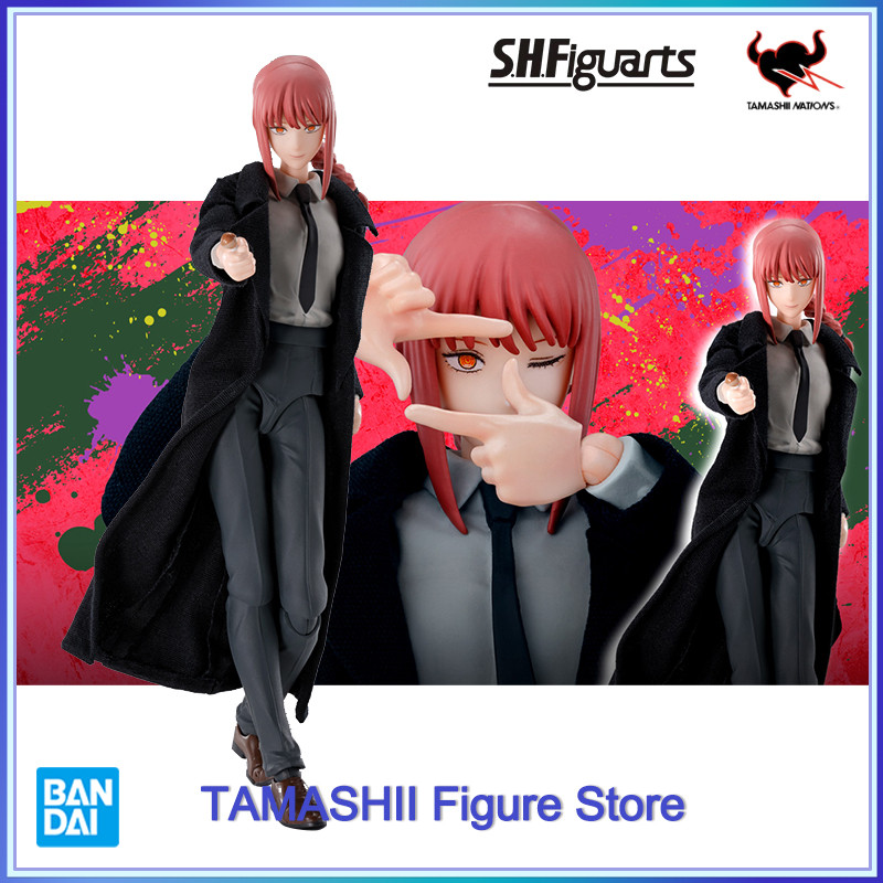 100%Original S.H.Figuarts Shf Makima Chainsaw Man Action Figure Boxed Collectible Pvc Model Toys