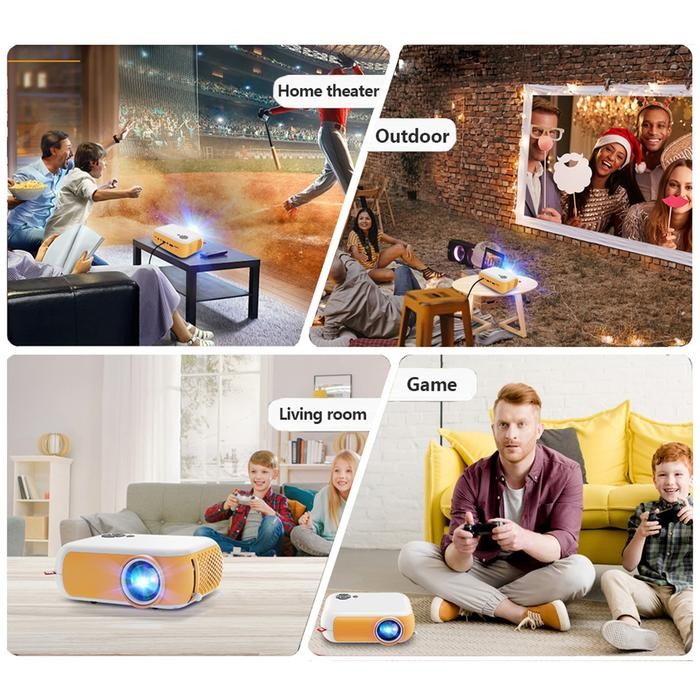 Salange yektor ni LCD Full HD 1080P 3000 Lumens Home Theater - M2
