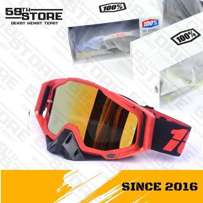Goggle 100% Kacamata Goggle 100 Trail Kacamata Goggle Cross Sepeda