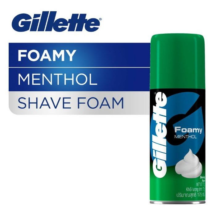 Gillette Menthol Shaving Foam - 175Gr Terlaris