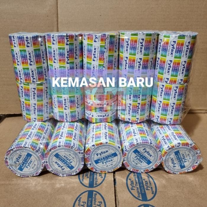 

Kertas Thermal / Register Paper Roll Fyfax 57 X 48 Mm / 57X48 / Struk Kasir Terbatas