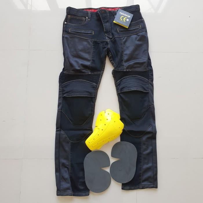 CELANA JEANS KOMINE PK 719 DENIM PK719 SUPERFIT KEVLAR TOURING