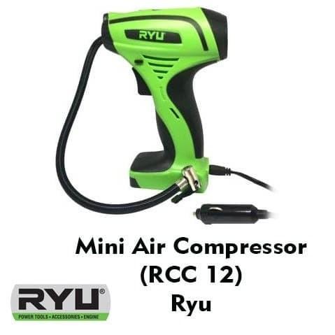 Kompresor DC RYU RCC12 Mini air compressor 12V RCC 12 colok di mobil