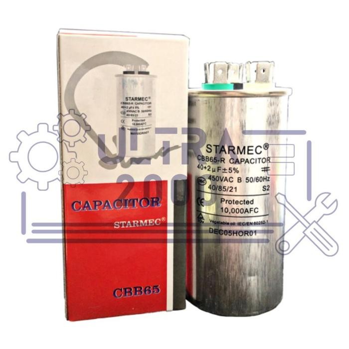 CAPASITOR 40UF + 2UF / KAPASITOR AC 40UF + 2UF