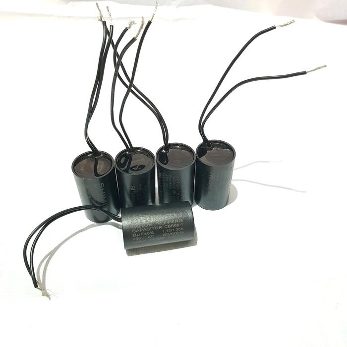 KAPASITOR POMPA AIR SHIMIZU 8UF (ASLI)/KAPASITOR KABEL POMPA AIR SHIMIZU 8UF ORIGINAL