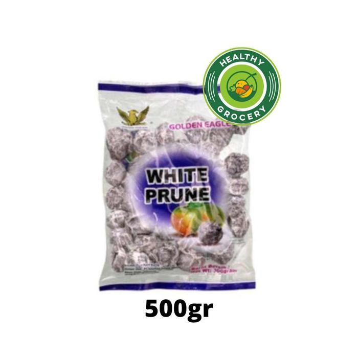 

Golden Eagle White Prune 500gr / Manisan buah Prune Manis / Kiamboy