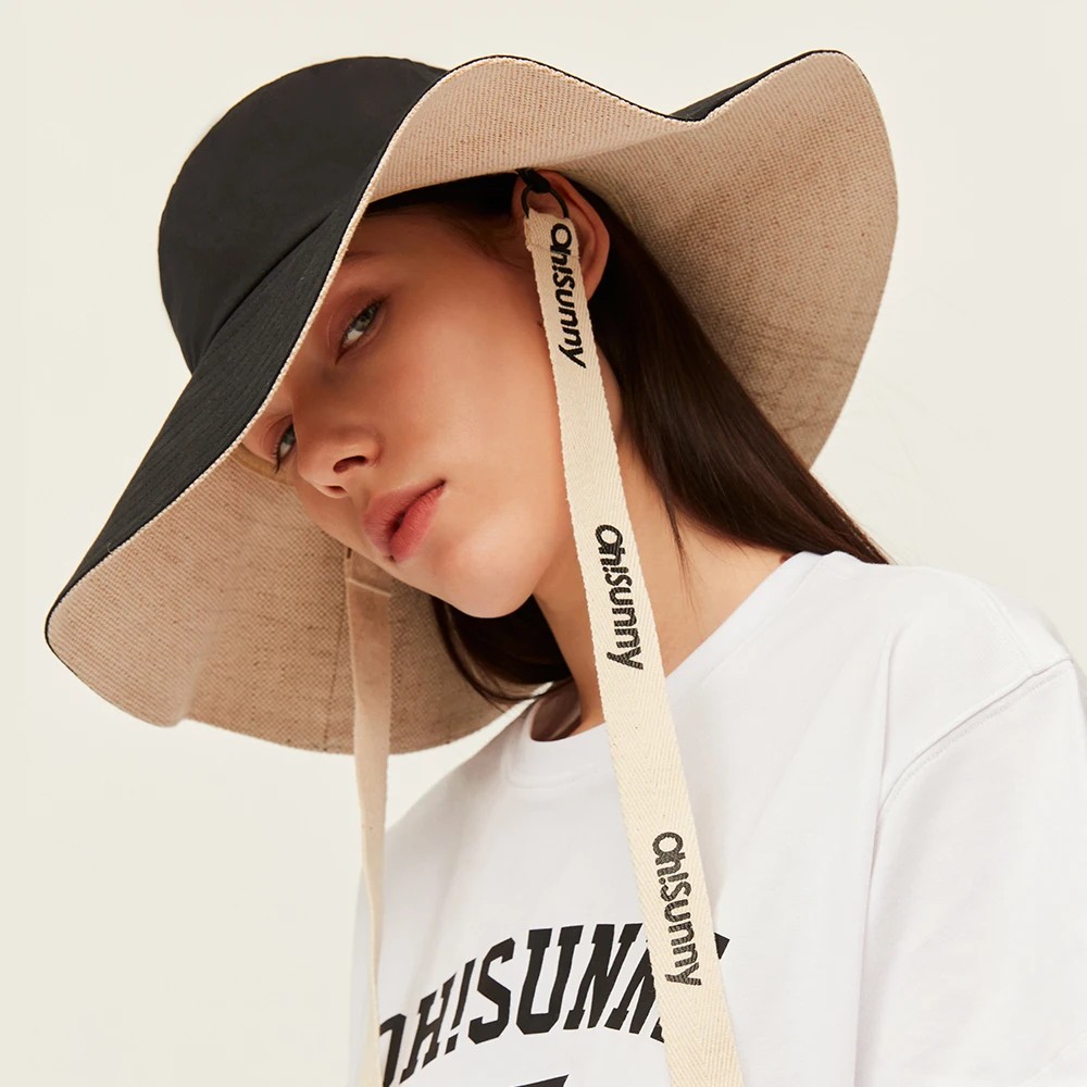 

OhSunny Bucket Hat with Big Brim UPF50+ Full Protection Sun Cap Gardening Hats for Outdoors Sports