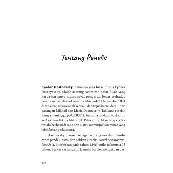 

Buku Malam-Malam Putih (Sebuah Novel) - Fyodor Dostoevsky - DIVA Press