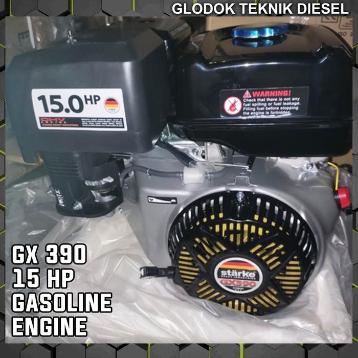 Cuci Gudang Mesin Penggerak Bensin 15 Hp Gx 390 Motor Gasoline Engine Gx390 Ori