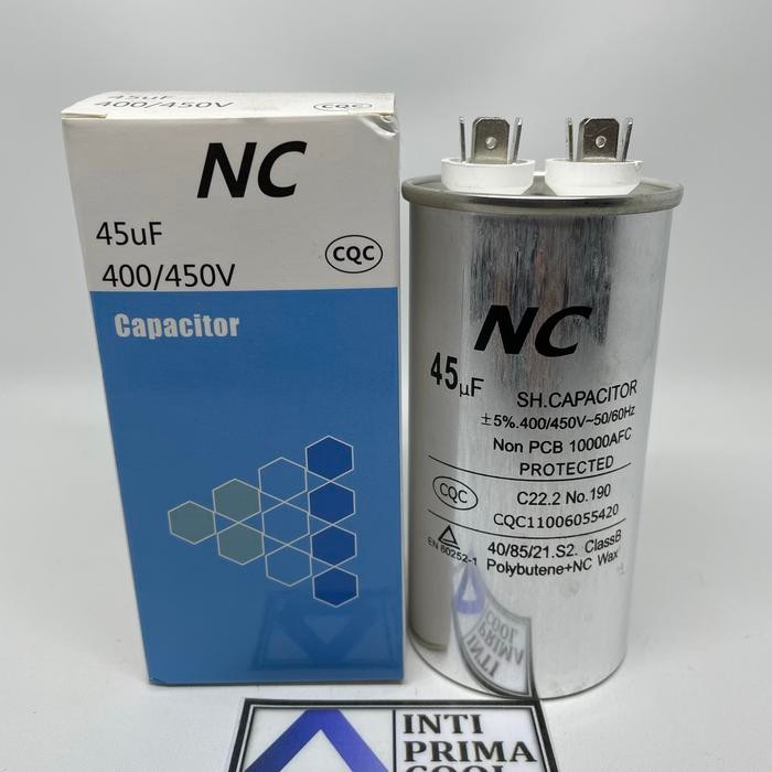 KAPASITOR AC 45UF CAPASITOR AC 45 UF CAPASITOR 45 MICRO 400/450 VAC