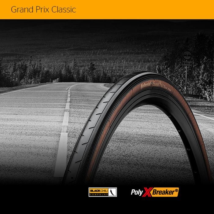 Continental Grand Prix Classic 700x25 Cliner Black Transparent
