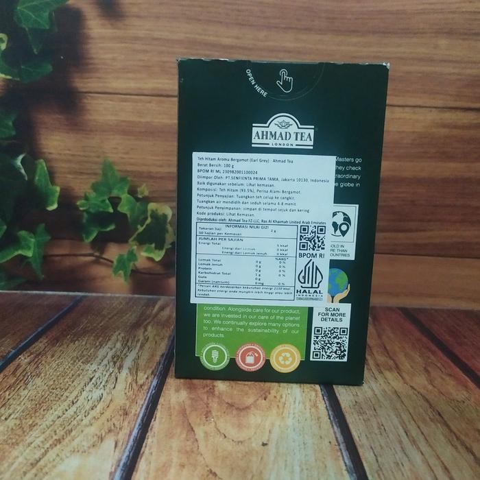 

Ahmad Tea London Earl Grey 100 Gr Termurah