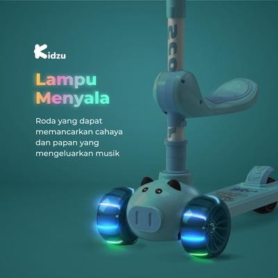 Scooter Listrik Anak Kidzu - Skuter Otoped Listrik Anak