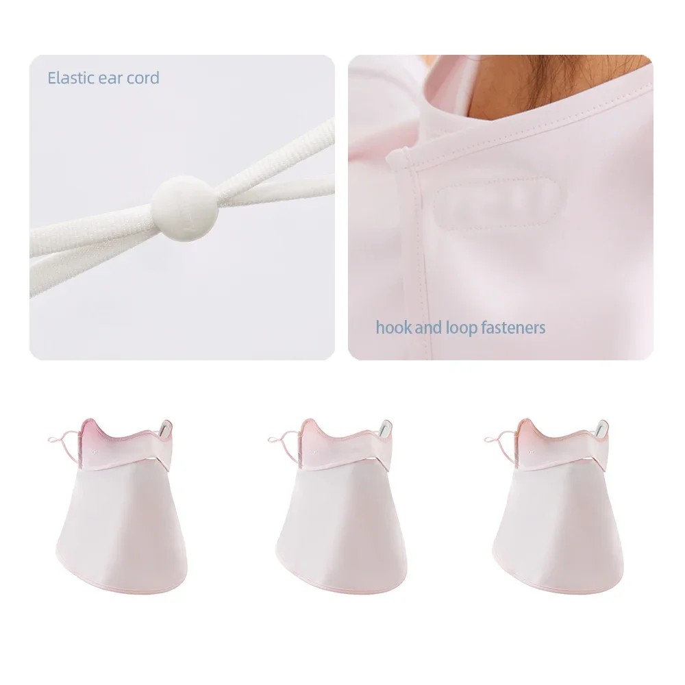

OhSunny 2024 Women Face Cover with Neck Summer Outdoor Anti-Dust Sun Protection Quick Dry Soft
