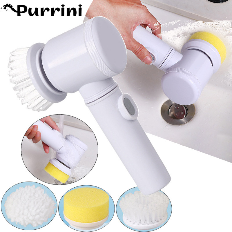 

Electric Cleaning Brush Kitchen Sink Glass Bathroom Bathtub Toilet Electric Cleaner Handheld Bathtub