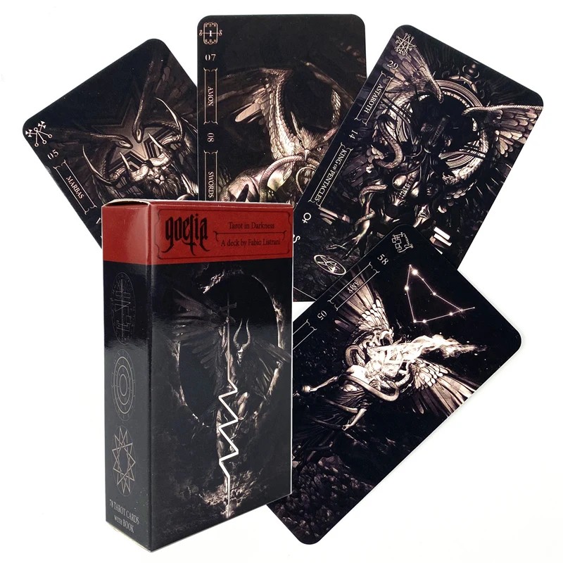 

1Pcs Deck Tarot Goetia Tarot in Darkness Tarot Card Game Party Table Board Game for Adult Oracle