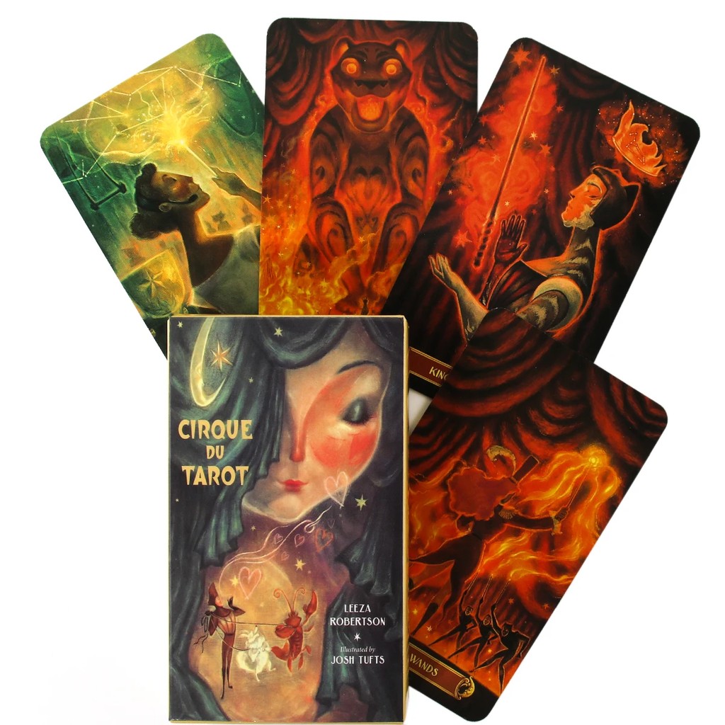 

1Pcs Cirque Du Tarot Decks 78 Card Tarot Deck High Quality Divination Board Games Party