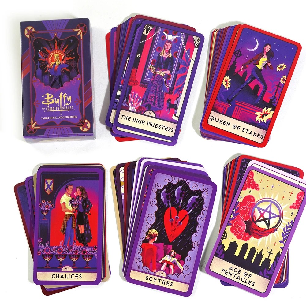 

1Pcs Deck Tarot Buffy The Vampire Slayer Tarot English Oracle Cards Fate Divination