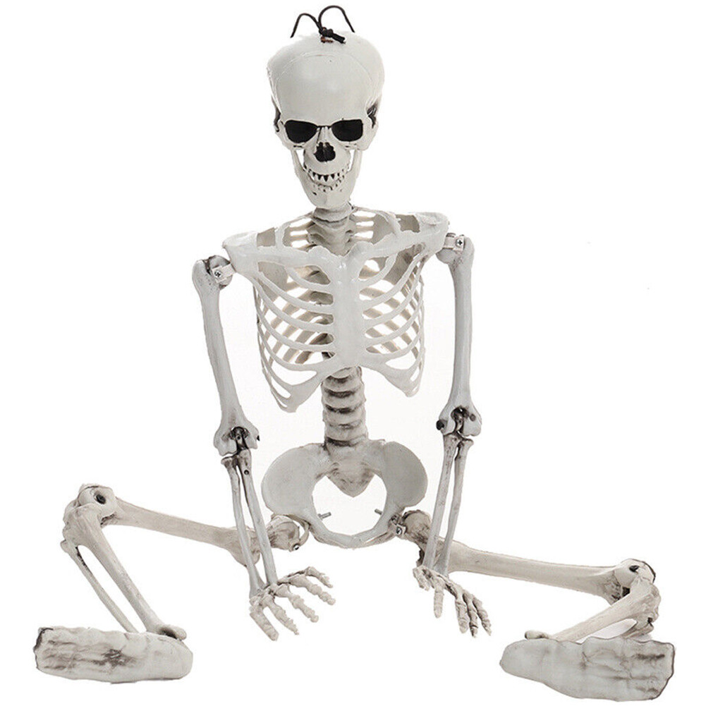 

Full Life Size Human Skeleton Halloween Decoration Haunted House Hanging Props 90CM Halloween
