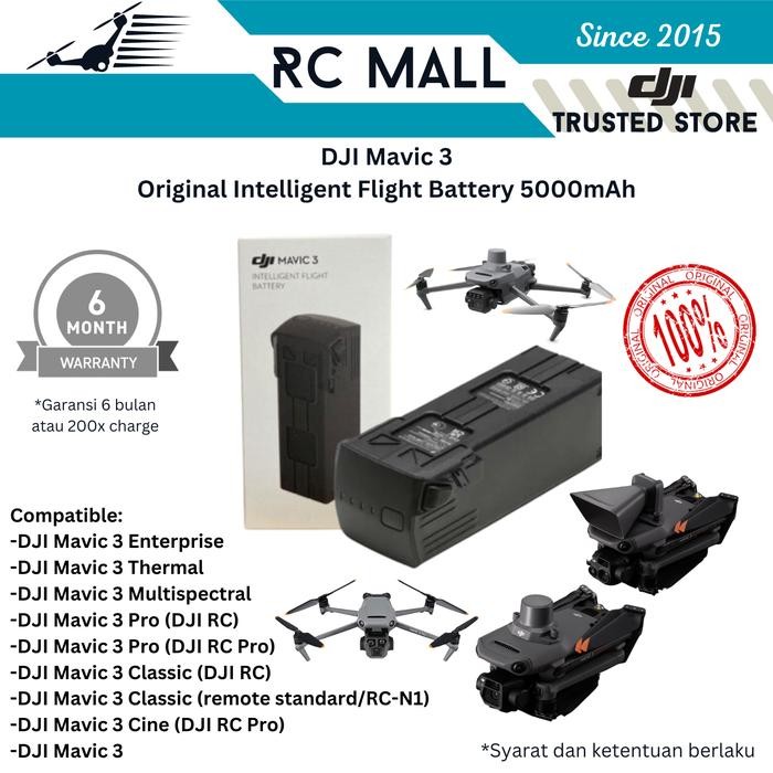 Battery Baterai DJI Mavic 3 Enterprise DJI Mavic 3 Thermal DJI Mavic 3 Multispectral DJI Mavic 3 Pro