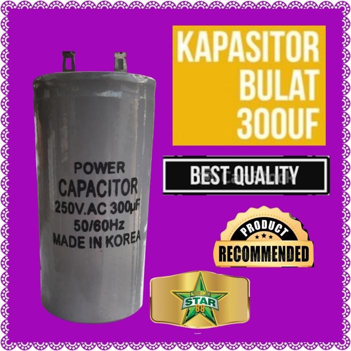 Kapasitor dinamo 300uf electro motor ac capasitor starting 300mf 250v