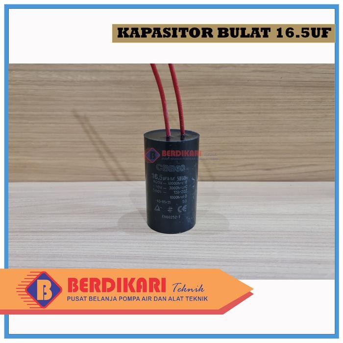 Kapasitor kabel 16.5uf pompa air satelit model screw ulir inoto 2" ORI