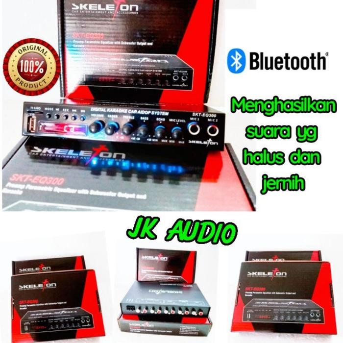 (Allthebest) Parametrik Karaoke Bluetooth Skeleton EQ300 Preamp Parametrik